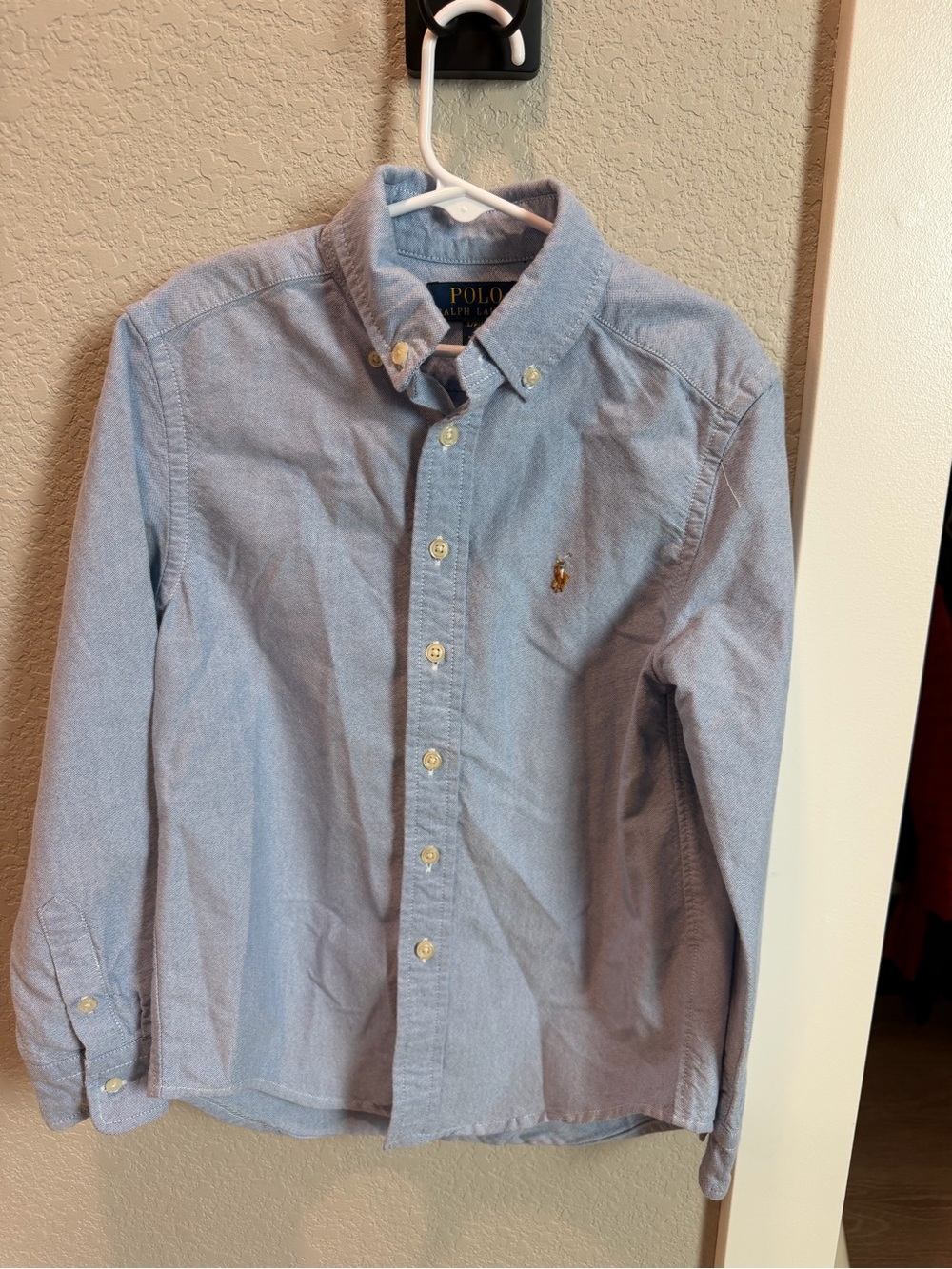 Polo by Ralph Lauren Light Blue Button-Down Oxford Shirt